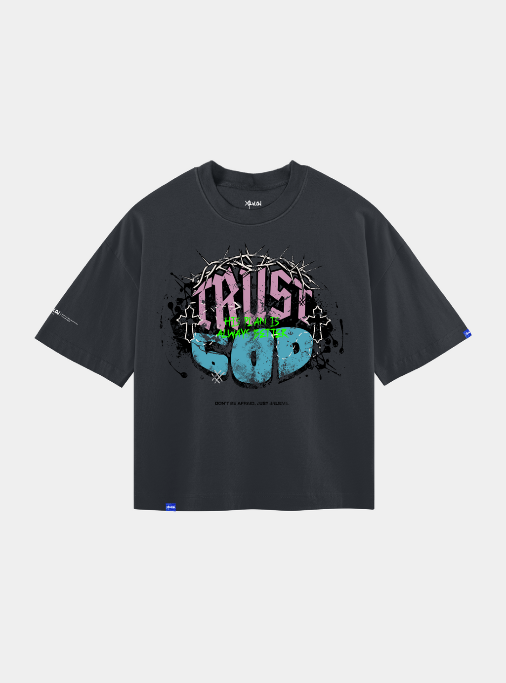 Boxy Vintage Tee – Trust God